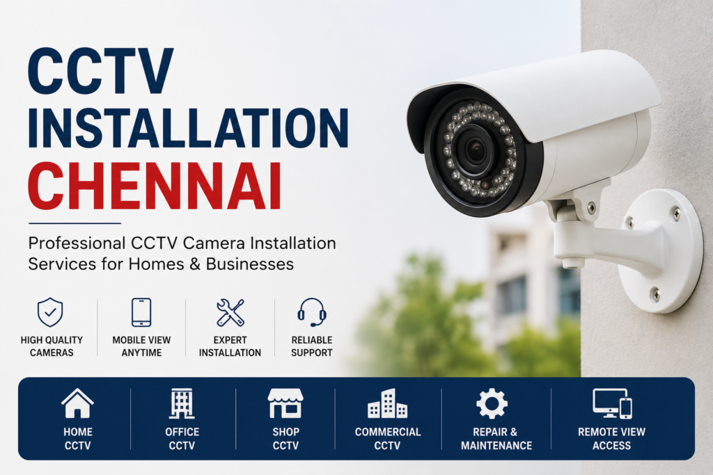 CCTV Installation Chennai by SS TECHO